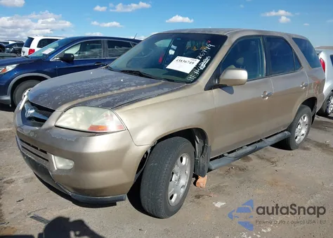 2001 Acura Mdx from USA, damaged, VIN 2HNYD18201H505272